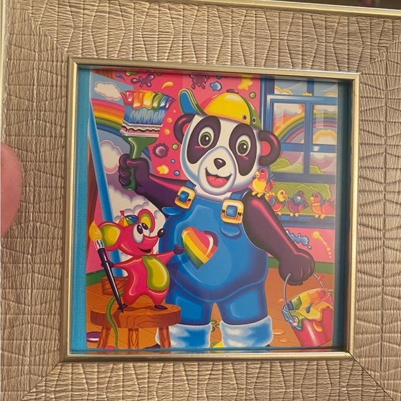 Lisa Frank framed panda bear - Picture 2 of 2